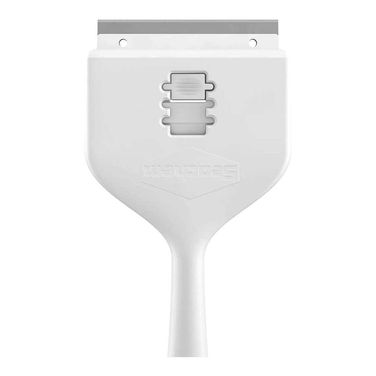 Seachem Algae Scraper 3 in 1 with metal blade for glass and acrylic aquariums, featuring ergonomic handle and floating design.