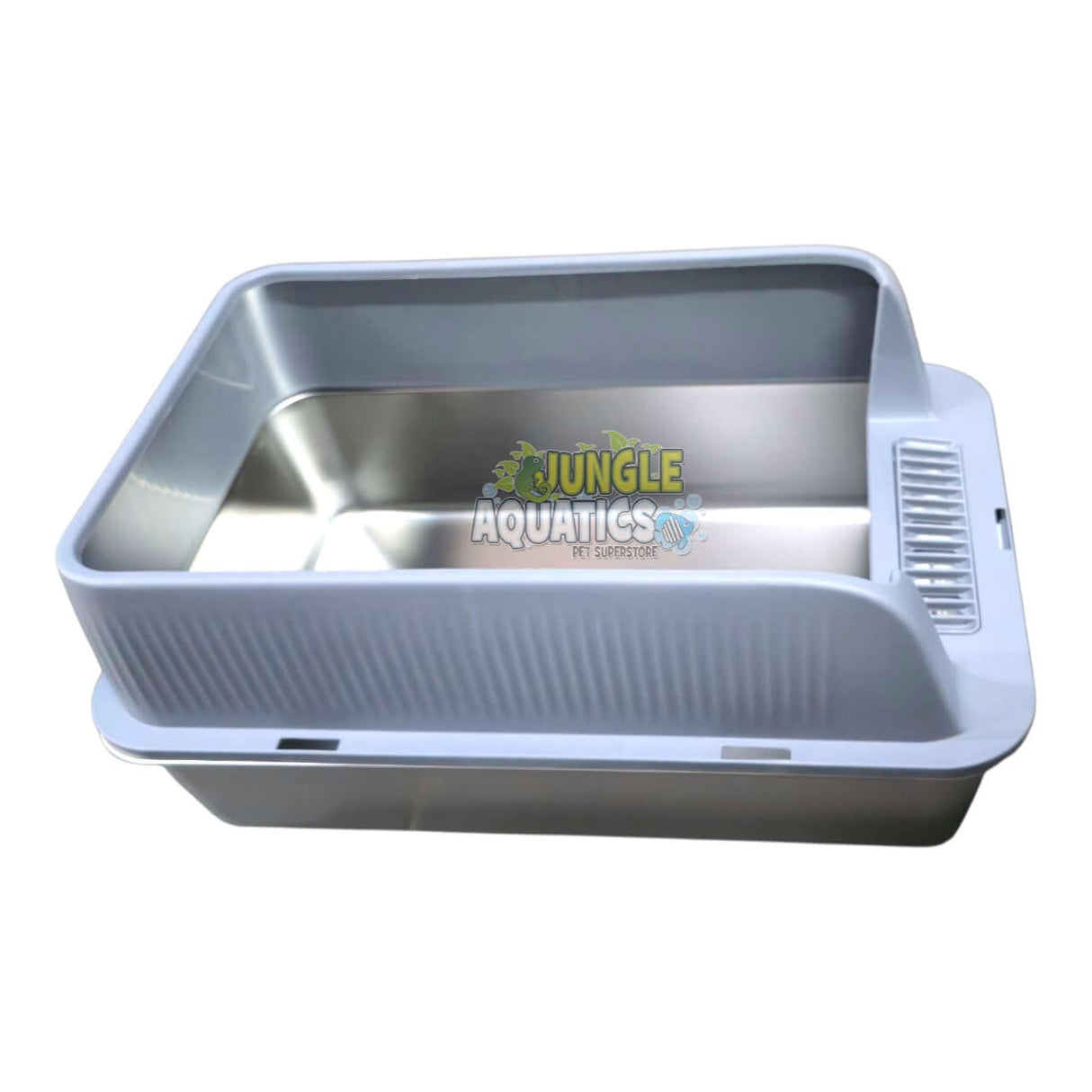 Stainless Steel Cat Litter Box showcasing a durable and hygienic design for pet care.