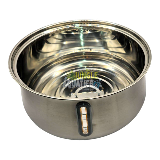 Stainless Steel Pet Water Fountain inner bowl for cleaner hydration and easy cleaning.