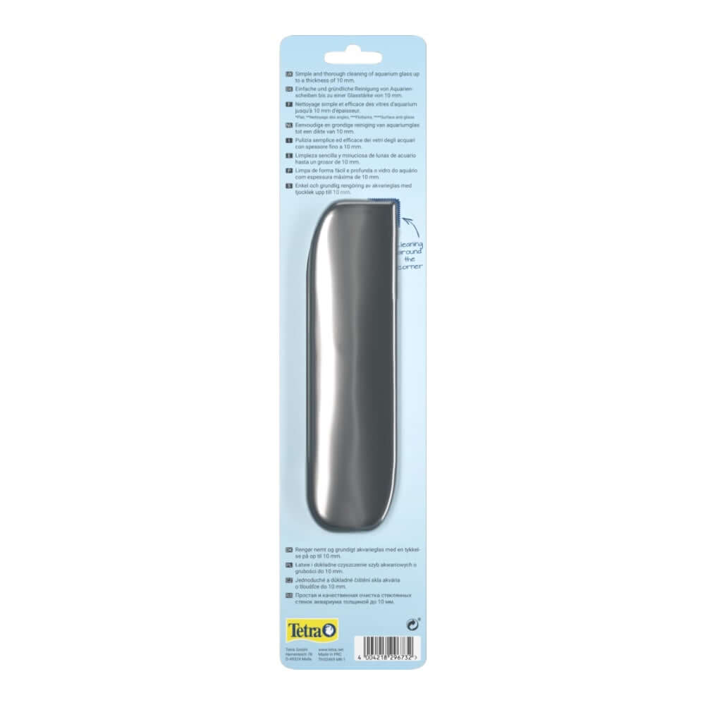 Tetra Magnet Cleaner Flat packaging showing ergonomic design for effective aquarium glass cleaning.