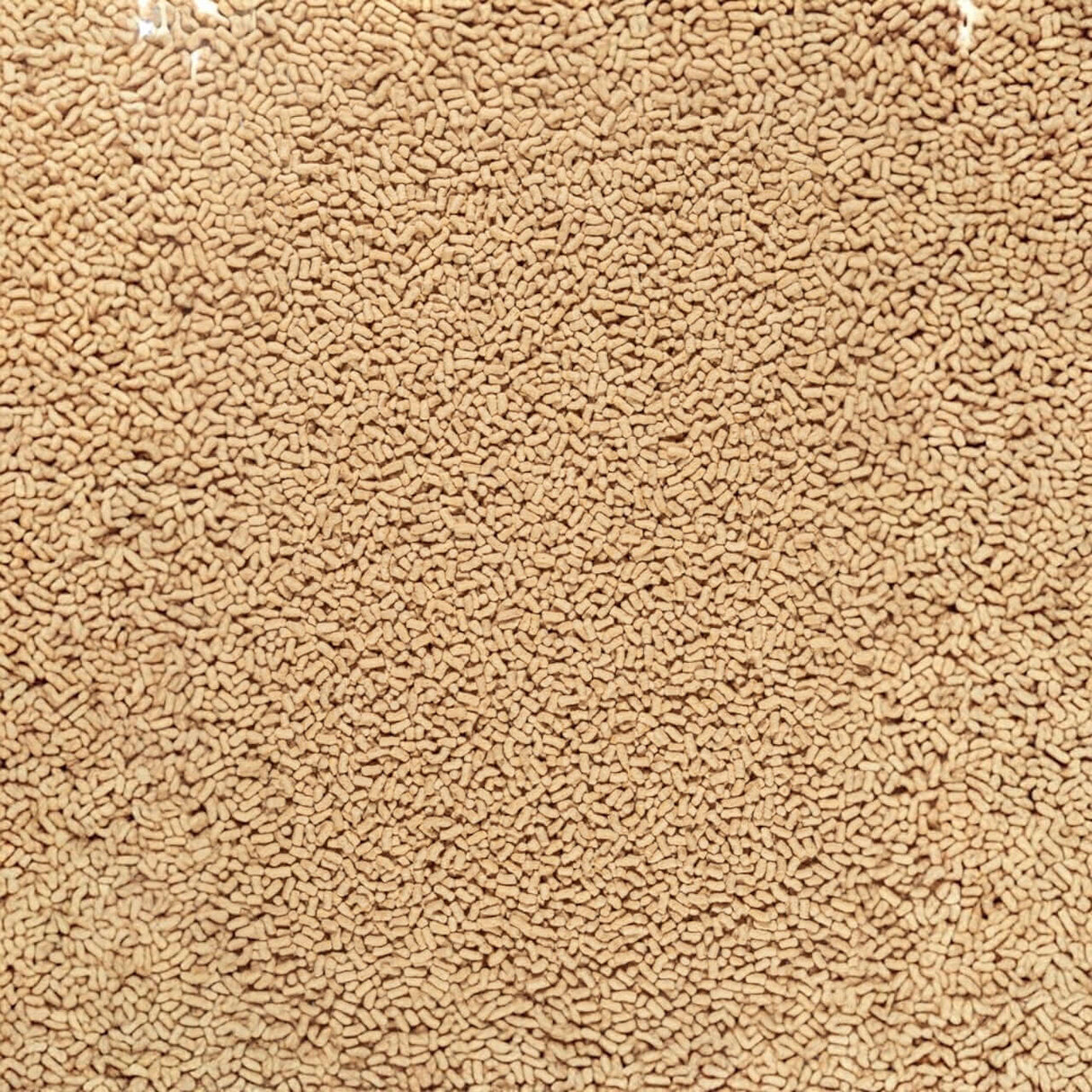 Close-up of Tetra Pond Food Sticks, a nutritious diet for pond fish, promoting growth and water quality.