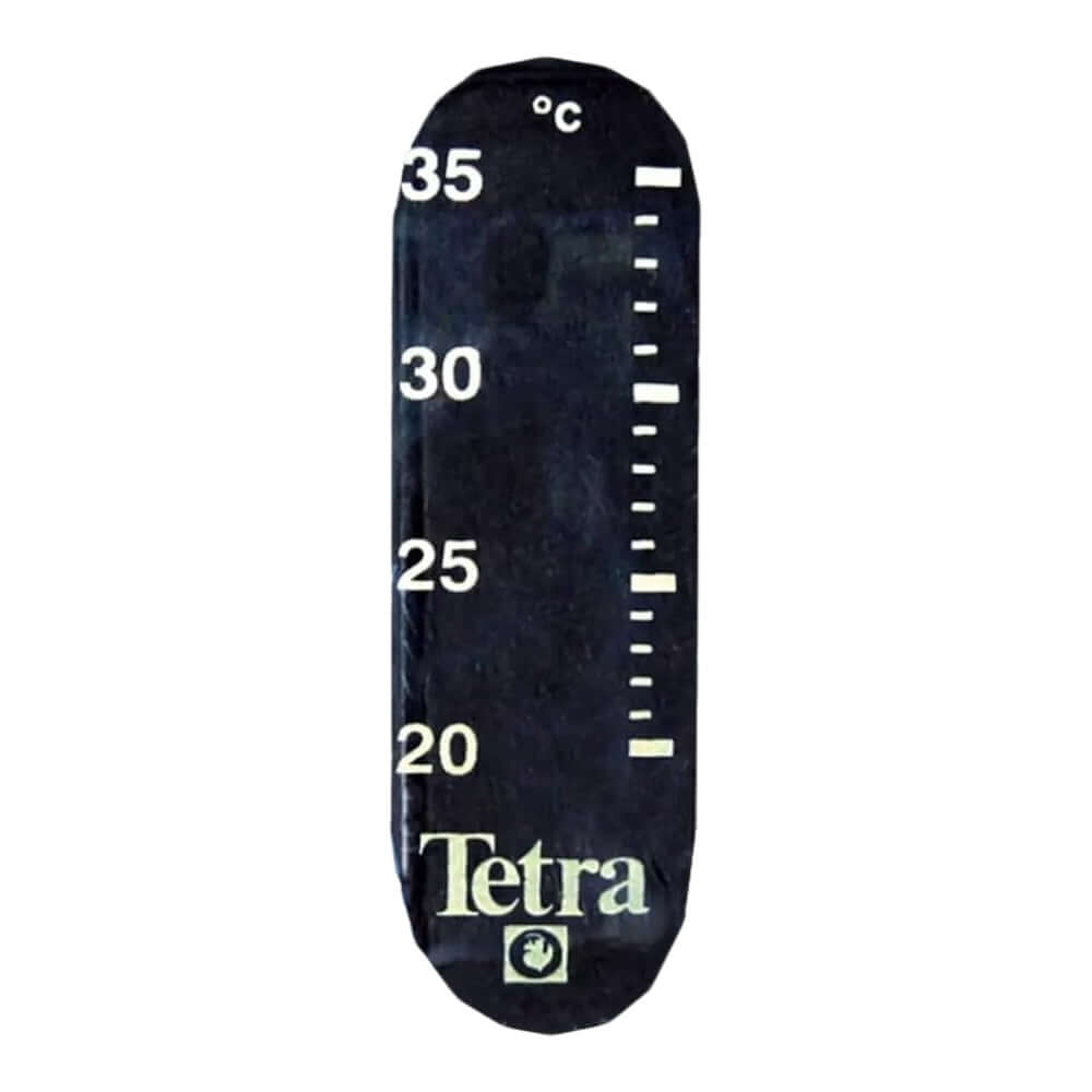 Tetra Thermometer measuring water temperature with a clear graduated scale and easy-to-read design.