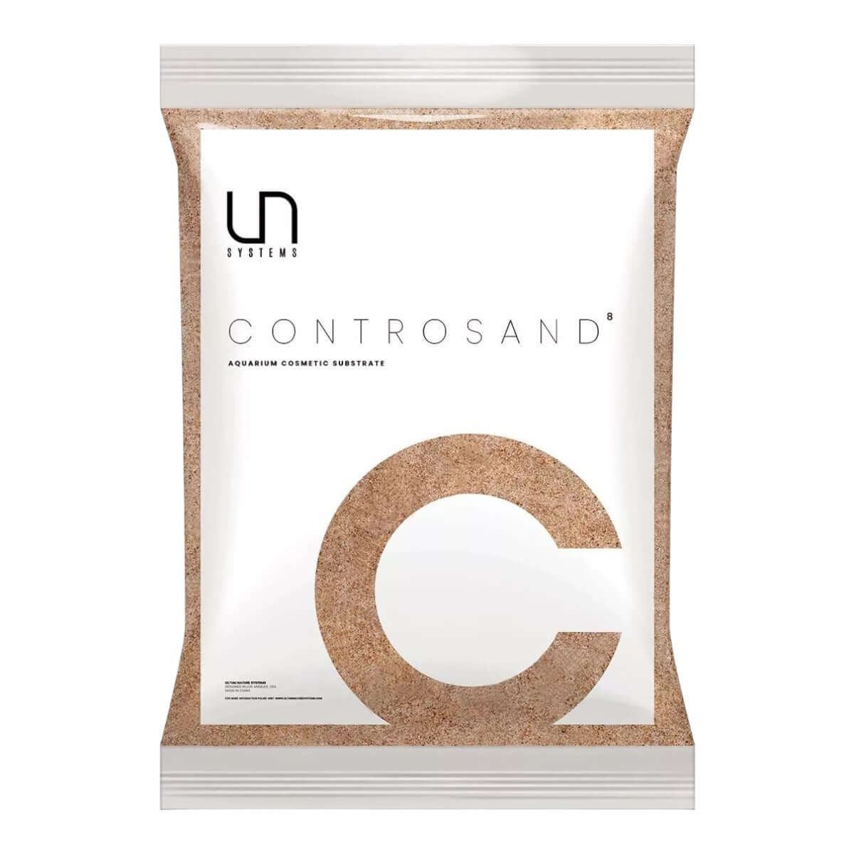 UNS Controsand Mojave natural substrate bag for aquariums and terrariums, designed for optimal aquascaping.
