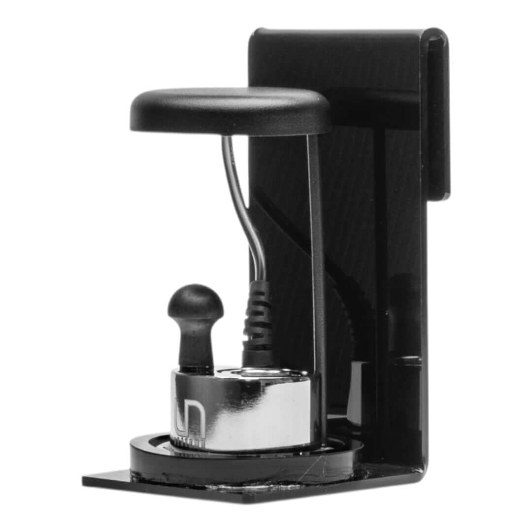 UNS water pump switch with black base and lever for aquariums, designed for precise control in aquatic systems.