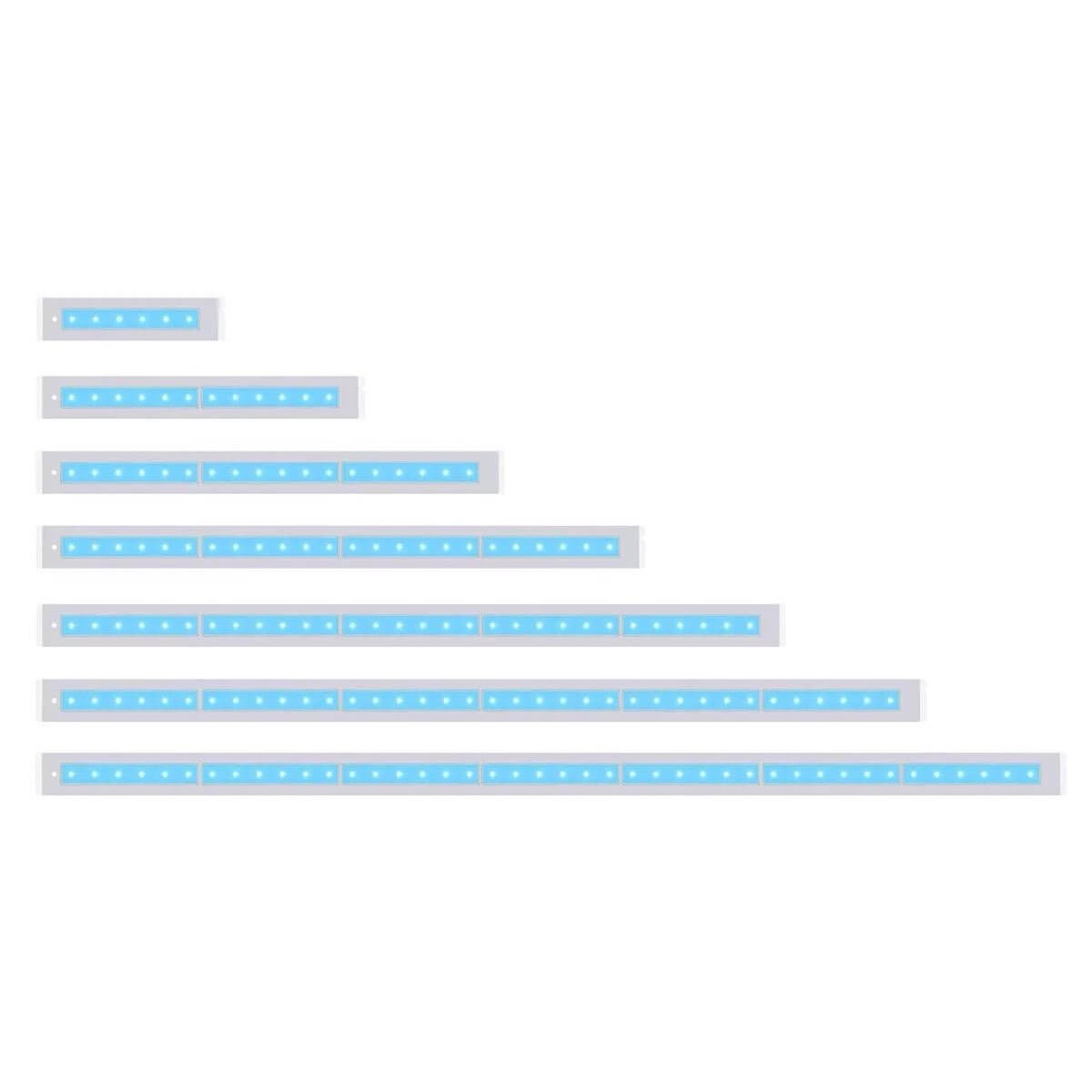 AI Blade Smart LED Strip Freshwater in various sizes for customizable aquarium lighting solutions.