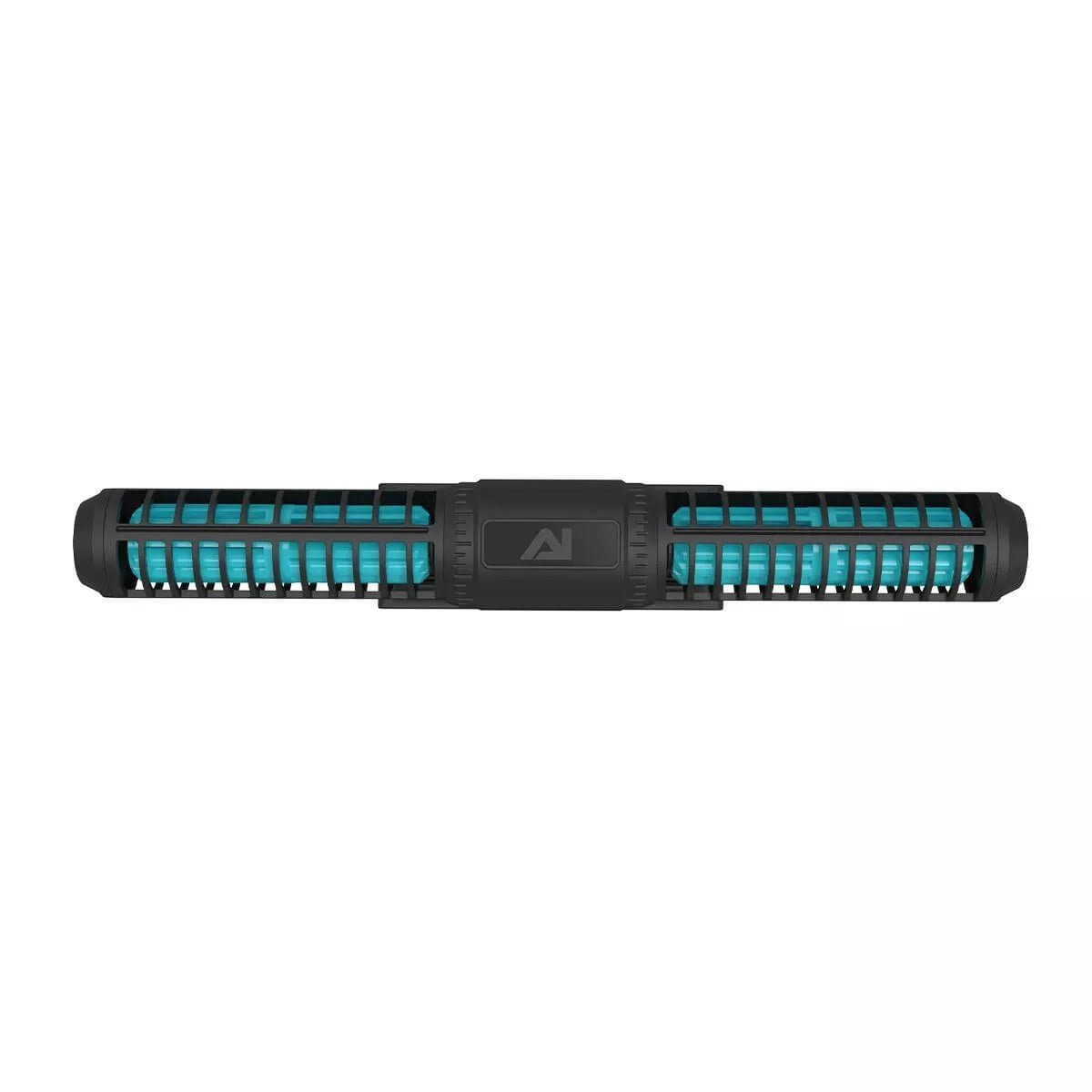 AI Orbit Cross-Flow Pump in sleek black design with turquoise accents, ideal for creating dynamic aquarium water movement.