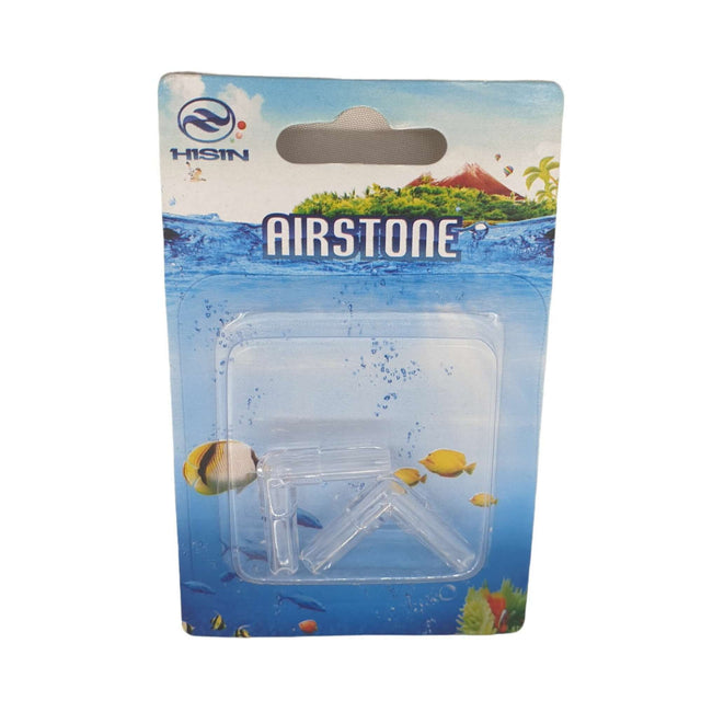 Airline tubing Y-piece accessory in packaging for aquarium aeration systems, enhancing air distribution.