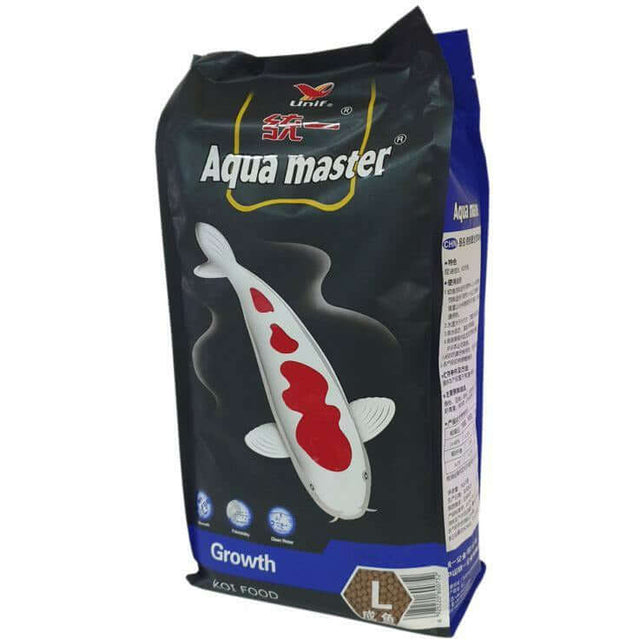 Aqua Master Koi Food Growth bag, designed for enhancing Koi growth and beauty with balanced nutrients.