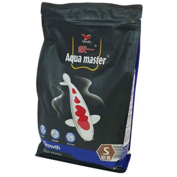 Aqua Master Koi Food Growth bag designed to enhance Koi growth and beauty with balanced nutrients and specialized formula.