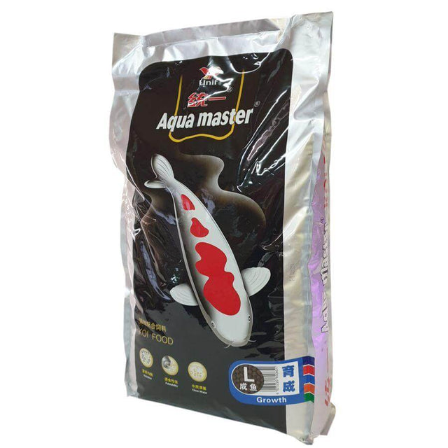 Aqua Master Koi Food Growth bag, designed for enhanced growth and beauty of Koi with balanced nutrients.