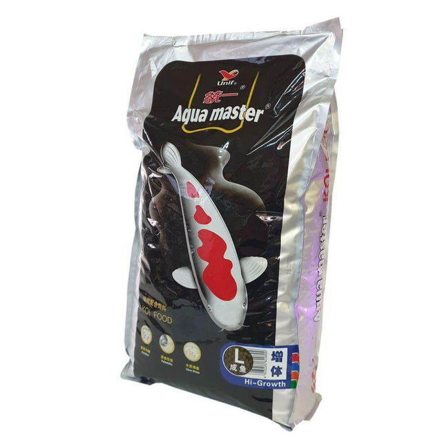 Aqua Master Koi Food High-Growth package designed for optimal growth and strength enhancement of Koi fish.