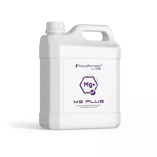 Aquaforest AF Lab Mg Plus container for marine aquariums, enhancing magnesium levels for coral growth and health.