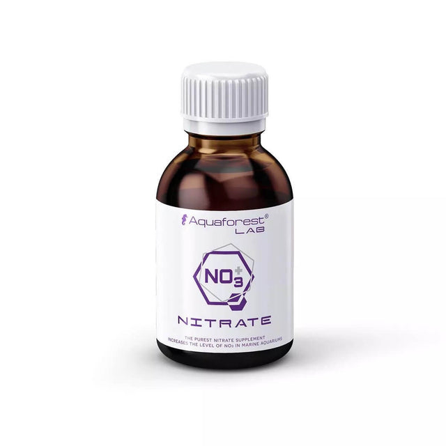 Aquaforest AF Lab NO3+ 200ml nitrate supplement for healthy coral growth in marine aquariums.