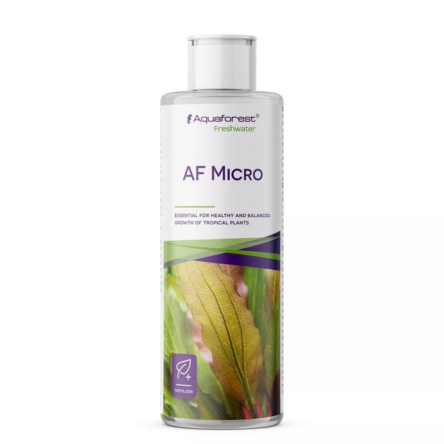 Aquaforest AF Micro 250ml fertilizer for optimal aquatic plant growth and vibrant colors. Essential micronutrients included.