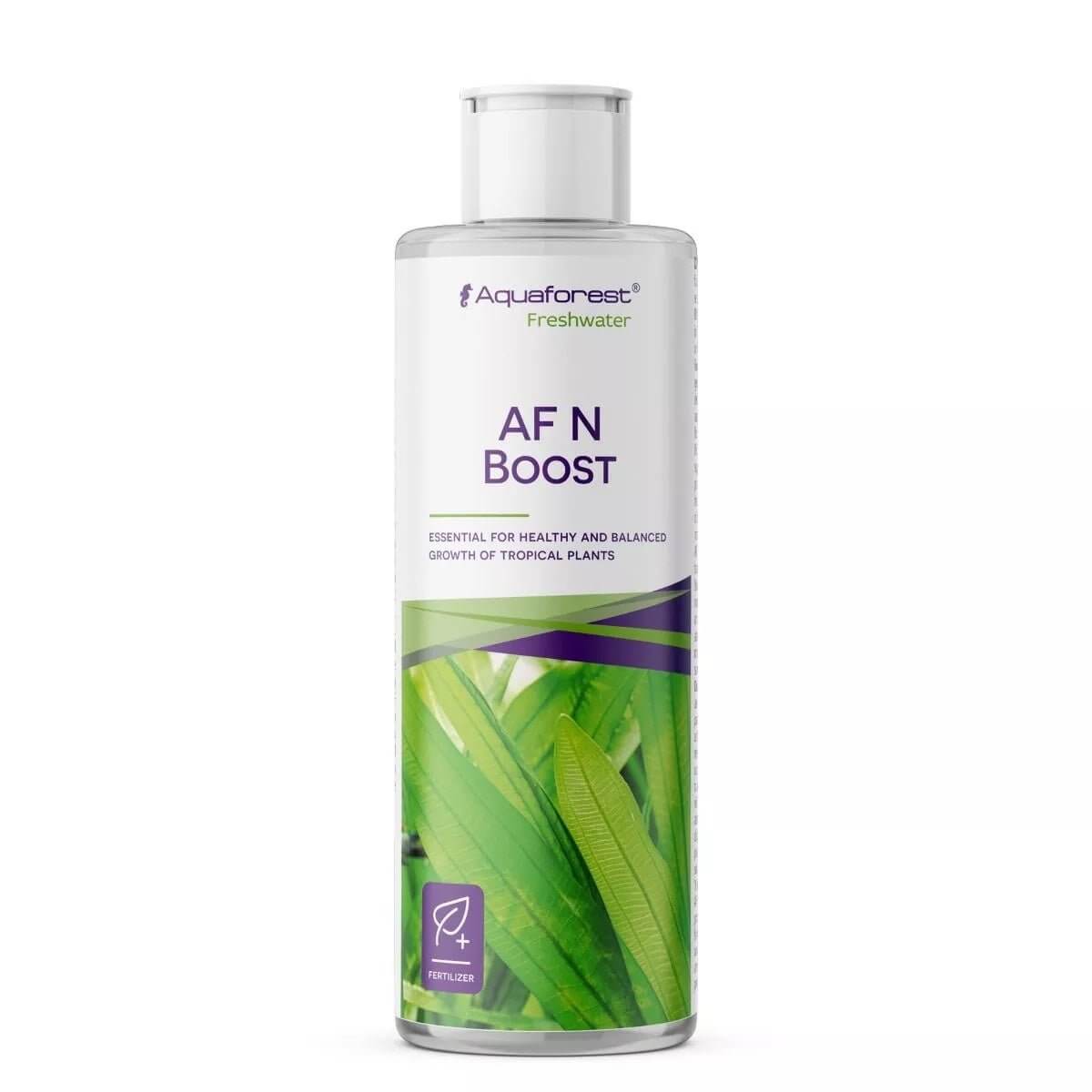 Aquaforest AF N Boost 200ml nitrogen fertilizer for vibrant growth of aquatic plants. Essential for healthy tropical plant care.