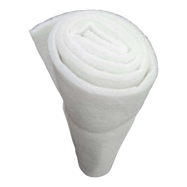 Rolled aquarium filter matting, 2m x 1m, ideal for effective water filtration in fish tanks and aquariums.