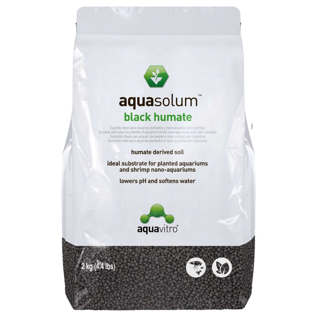 Aquavitro Plant Aquasolum 2kg bag, ideal substrate for planted aquariums and shrimp nano-aquariums, lowers pH and softens water.