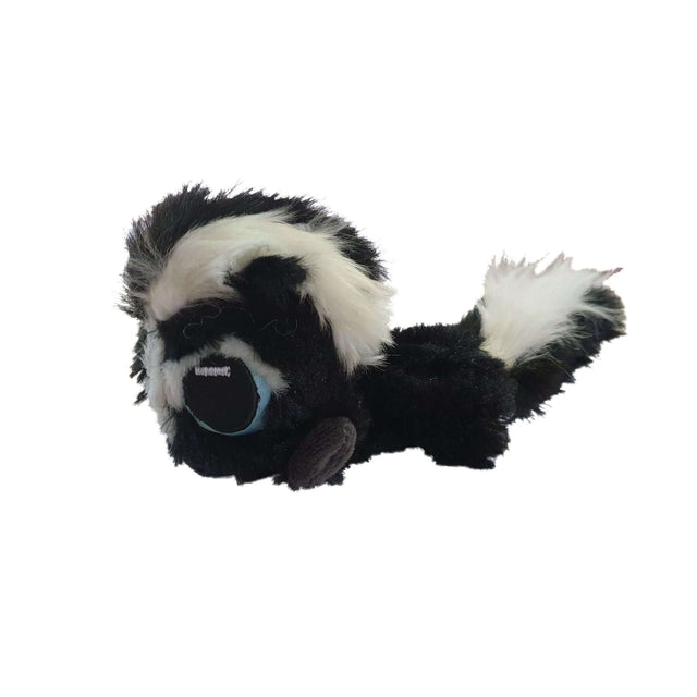 Big Eyes Skunk plush toy in small size, perfect for dogs, 29 cm long for playful fun and enjoyment.