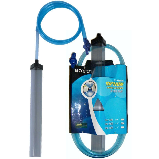 BOYU Gravel Siphon Cleaner GC-303 for efficient aquarium substrate cleaning and maintenance.
