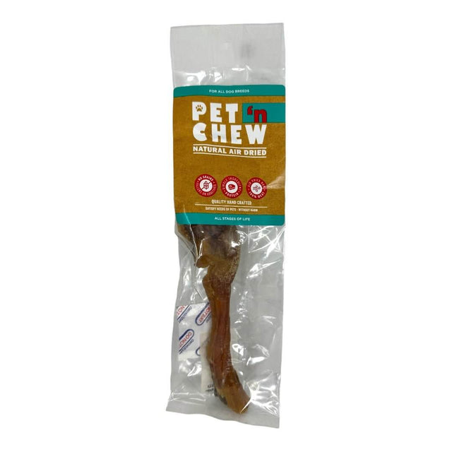 Dog treat - Achilles tendon, natural air-dried single ingredient, 100% meat, no grains or fillers, approx. 16 x 4 cm.