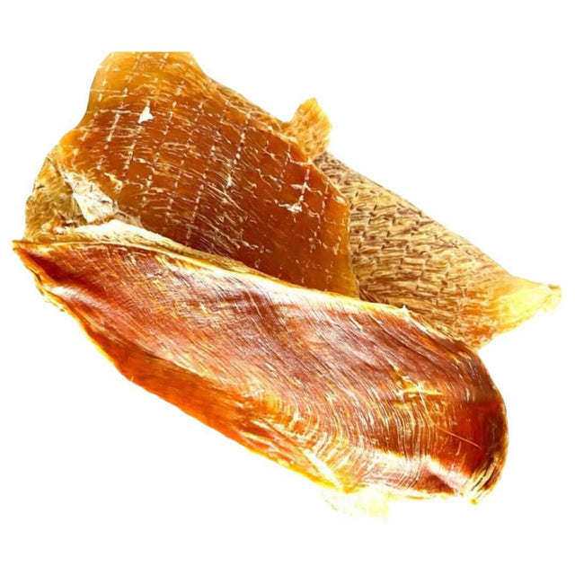 Air-dried chicken breast jerky dog treats, 100% natural, no grains or fillers, healthy single-ingredient chews.