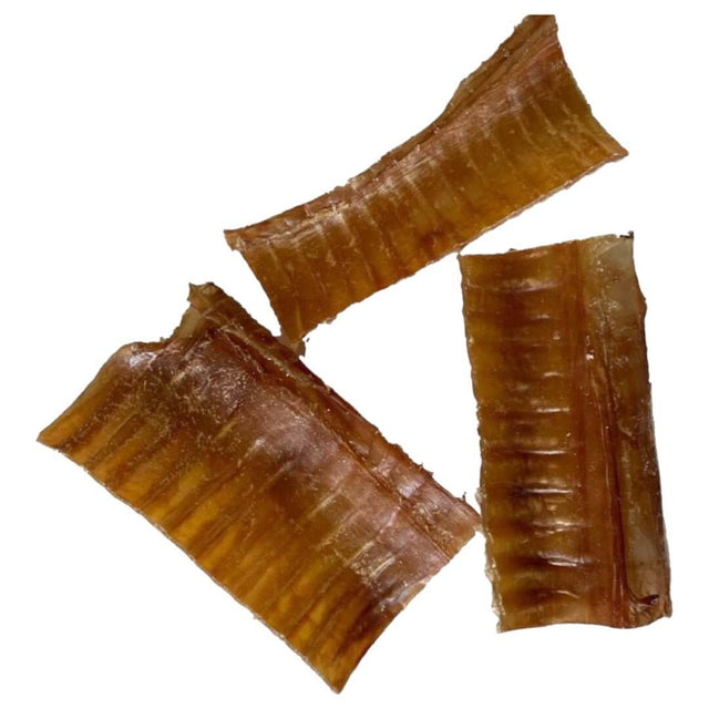 Dog treats - Trachea chips made from 100% natural beef, air-dried, grain-free, and free from fillers or additives.