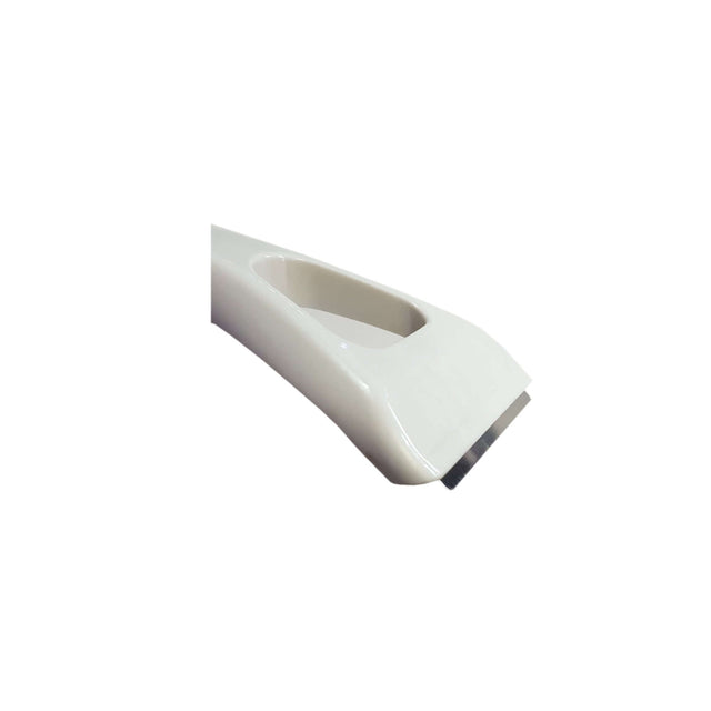 Dophin Aquarium Scraper MC-103 close-up showing removable blade for easy cleaning of glass tanks without scratches.