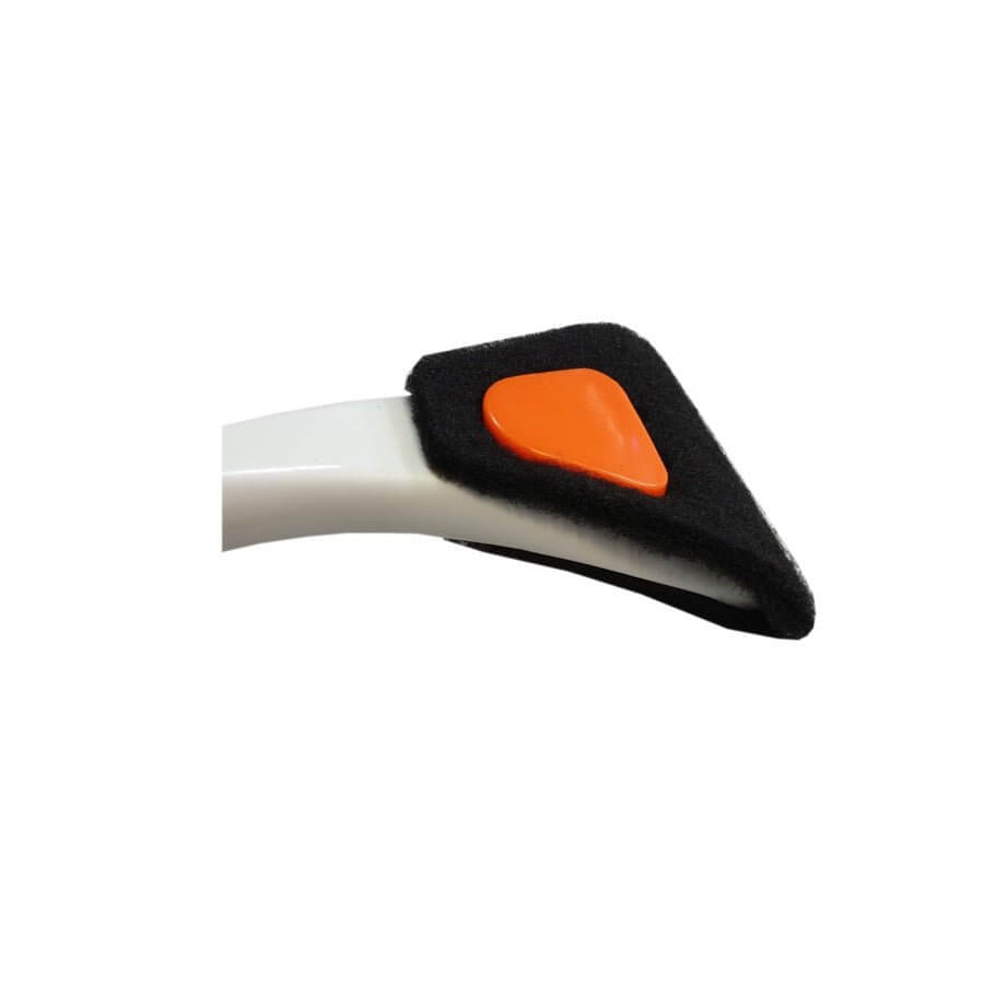 Dophin Aquarium Scraper with removable pad for cleaning algae without scratching glass or acrylic tanks.