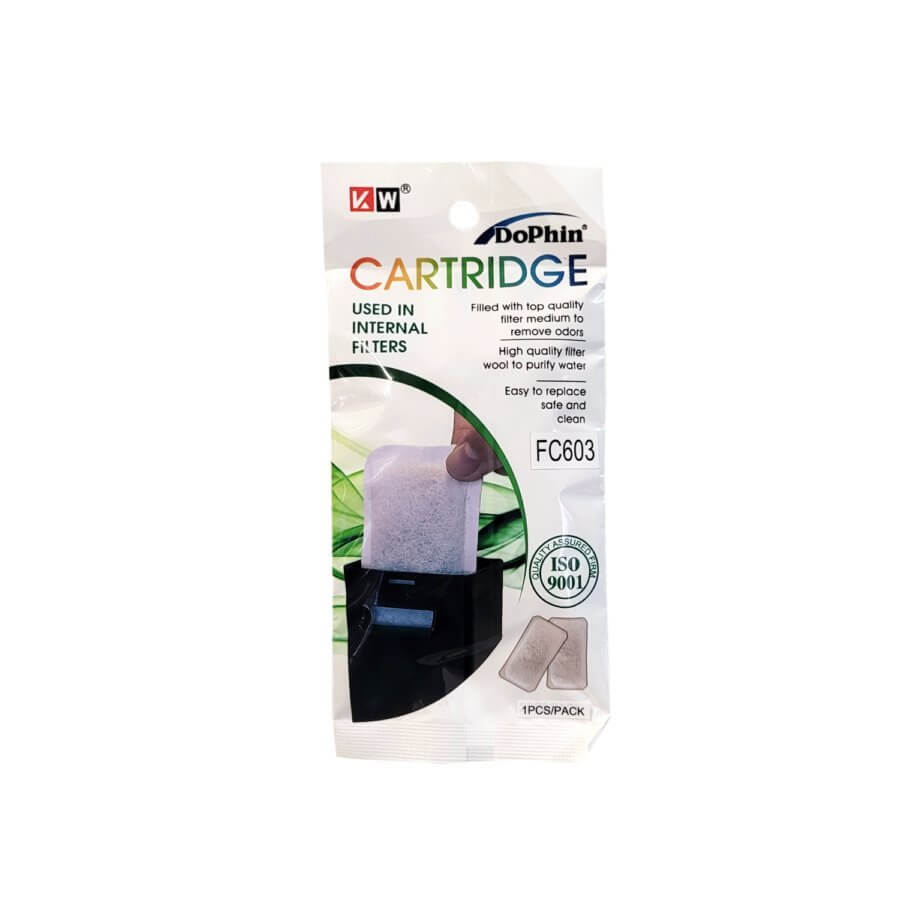 Dophin Internal Amphibious Filters Replacement Cartridge package, featuring high-quality filter medium for clear water.