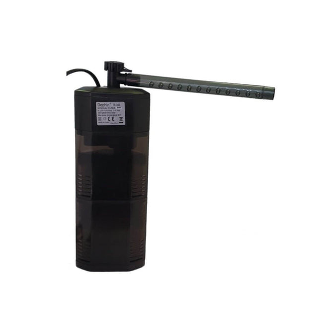Dophin Triangle Internal Filter with spray bar, suitable for fresh and seawater, dimensions TF300, TF500, TF800.