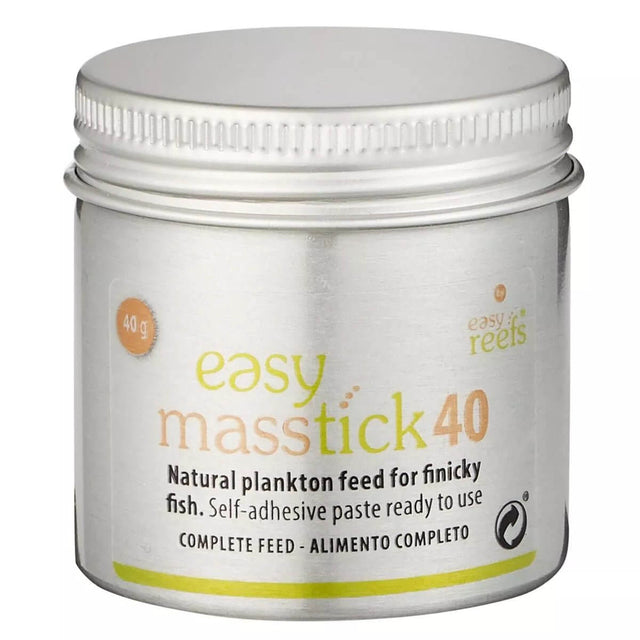 Easy Reefs DKI Marine Masstick Fish Food Tabs 40g packaging for finicky fish, self-adhesive and ready to use.