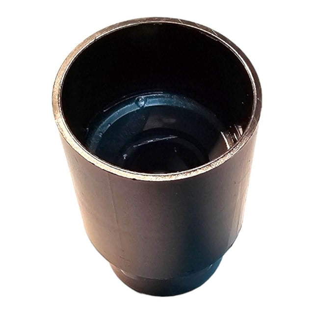 Foam jet fountain nozzle adaptor fitting for seamless 25mm to 50mm integration and direct flow.