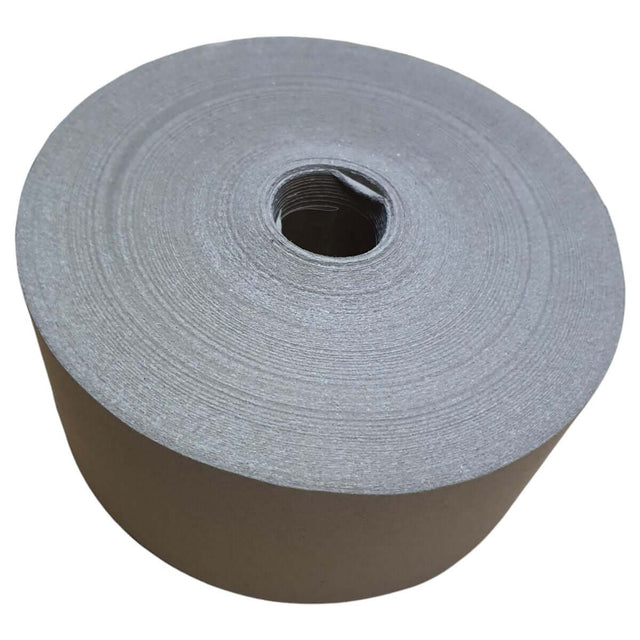 GoGreen water activated kraft paper tape roll, 72mm width, 135 meters length, ideal for secure packaging and recycling.
