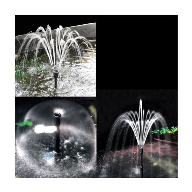 Grech CUF Pond Internal Fountain showcasing multi-directional jets and UV filter in action, enhancing water features.