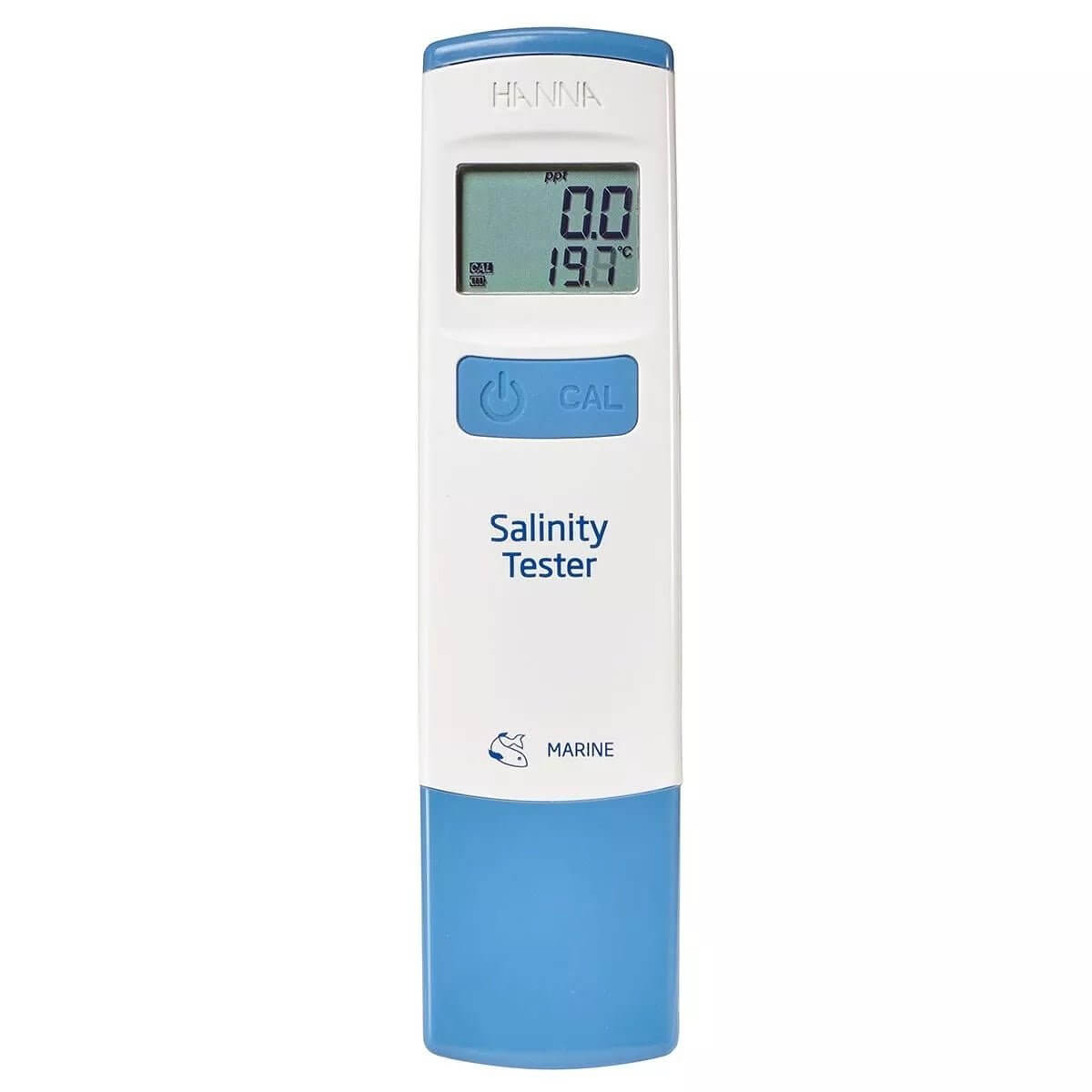 Hanna HI98319 Marine Salinity and Temperature Tester for accurate aquarium salinity and temperature measurements.