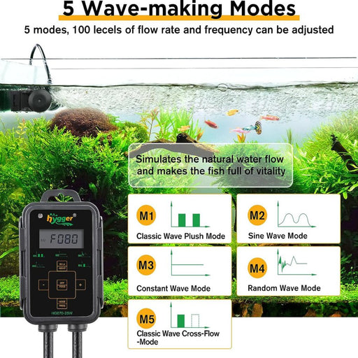 Hygger Cross Flow Wave Makers - Buy Online - Jungle Aquatics