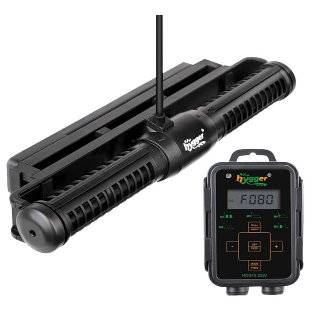 Hygger Cross Flow Wave Maker with control module for creating natural aquatic flow in aquariums.