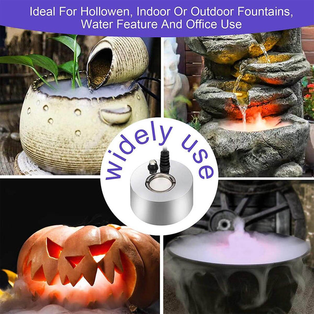 Hygger Ultrasonic Mist Maker for Halloween, fountains, and water features with captivating mist effects.