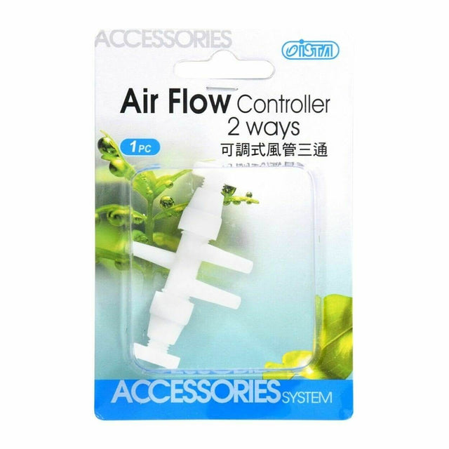 Ista 2-Way Air Flow Control Valve for aquariums, featuring an easy-to-use design for precise airflow management.