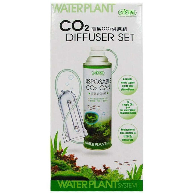 Ista CO2 Canister Diffuser Set for aquariums, designed for easy use and low-light tank setups.