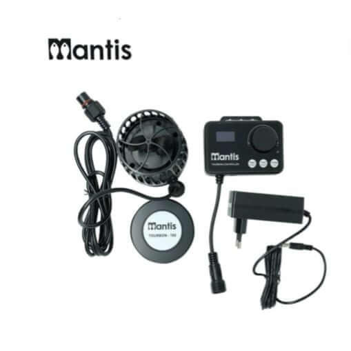 Mantis Tourbon Wave Maker Pumps kit including power supply, motor controller, and adjustable wave frequency components.