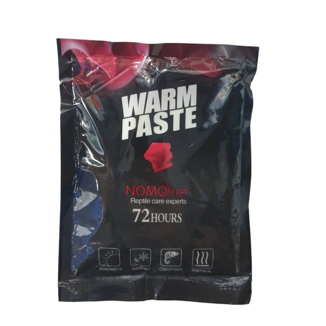 NOMOy Pet Warm Paste Heat Pack 72h for fish and reptiles, ideal for long-distance transport and during power outages.