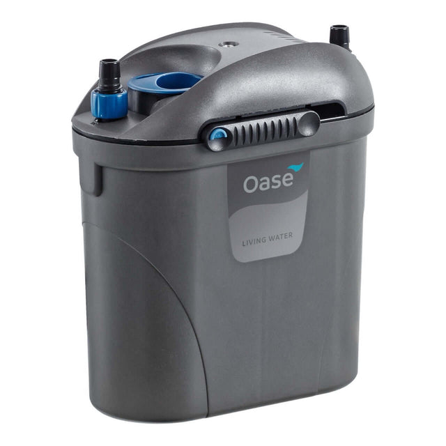 Oase FiltoSmart 60 compact water filter with multi-stage filtration and quiet operation for crystal-clear pond water.