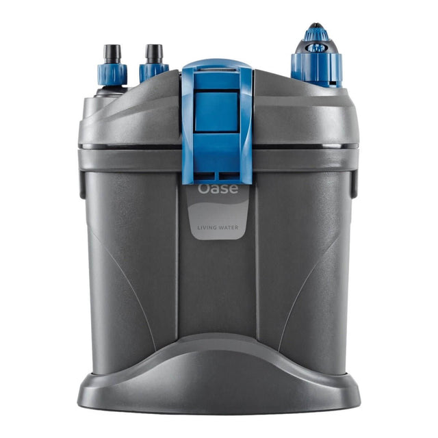 Oase FiltoSmart Thermo 100 external view showcasing advanced filtration and customizable options for perfect water clarity.