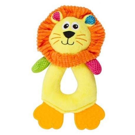 Vivid Life soft plush lion toy for puppies, colorful, engaging design, perfect for entertaining and distracting dogs.