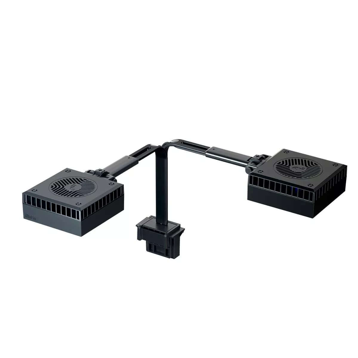 Red Sea ReefLED 50 Universal Mounting Arm for nano aquariums with adjustable light positioning and tank-mounted support.
