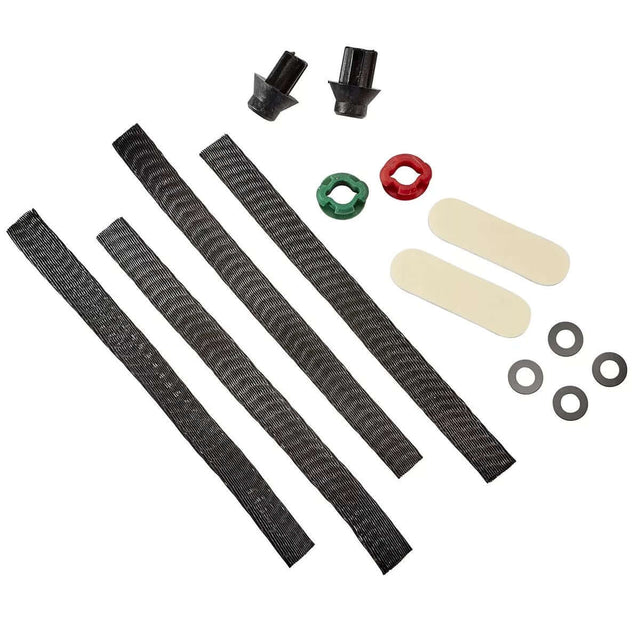 Red Sea ReefWave pump replacement parts including gaskets, washers, and protective strips for easy maintenance.