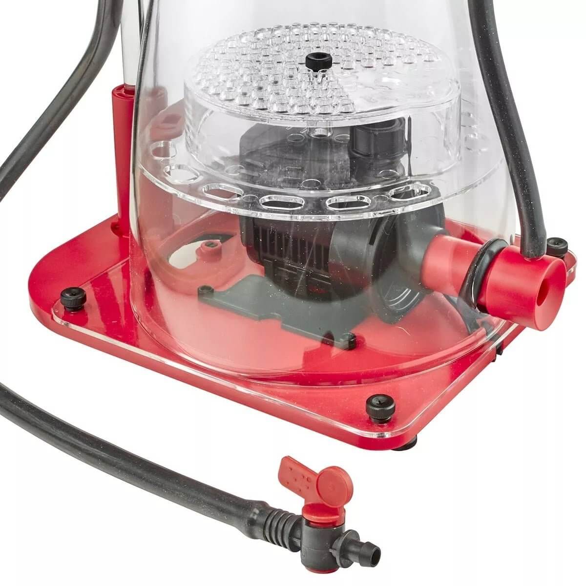 Red Sea RSK Reefer Internal Protein Skimmer showing efficient pump and ergonomic design for aquarium filtration.