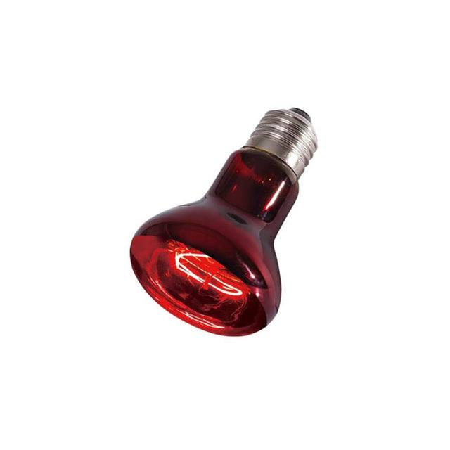 Repti Zoo infrared heat spot lamp for terrariums, ideal for heat regulation and nighttime observation of reptiles.