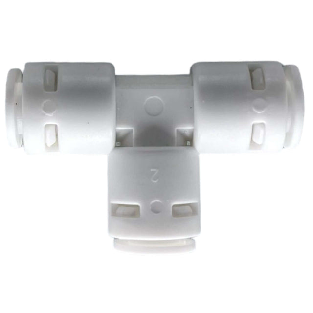 RO Three-side Tee fitting for RO units, designed for secure connections in water filtration systems.